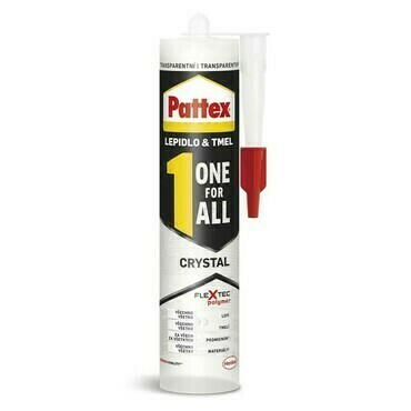 Lepidlo montážne Pattex One For All Crystal 290 ml