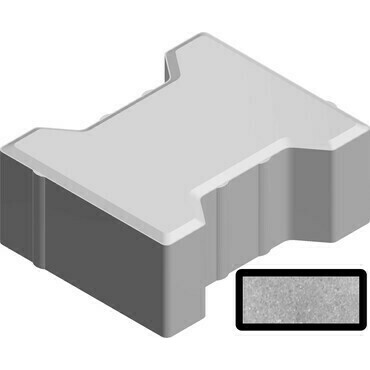 Dlažba Stadreko Behaton 100 mm sivá