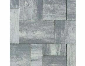 Dlažba Semmelrock Citytop Grande sivočierna