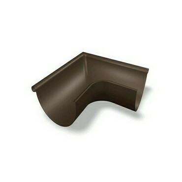 Roh žľabový Prefa 333 hnedý vonkajší
