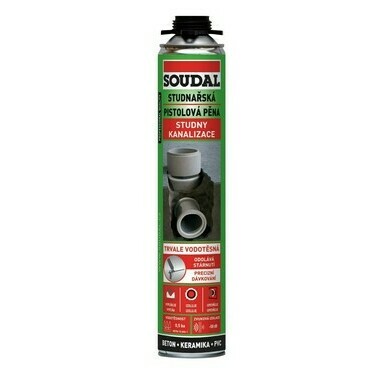 Pena studniarska Soudal pištoľová 750 ml