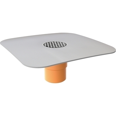 Vtok balkónový zvislý TOPWET TWB 50 PVC