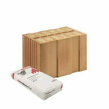 Tehla brúsená Porotherm 38 TB Profi P10 polovičná