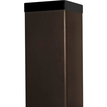 Stĺpik FeZn (poplastovaný) DŘEVOplus 60×60 mm/1,5 m hnedý