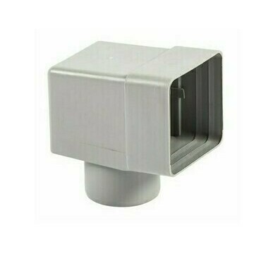 Redukcia rohového vtoku Italprofili 100x100 na priemer 80mm