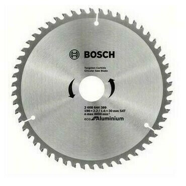 Kotúč pílový Bosch ECO ALU 190×30×2,2 mm