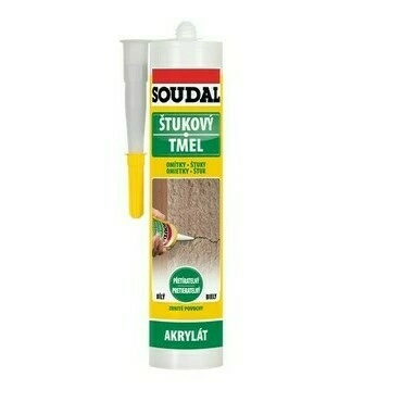 Tmel štukový Soudal 280 ml biely