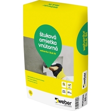 Štuk vnútorný weberdur štuk IN 25 kg