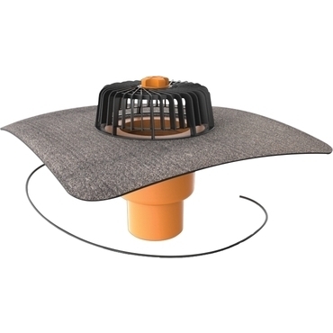 Vtok strešný zvislý vyhrievaný TOPWET TWE 75 BIT S