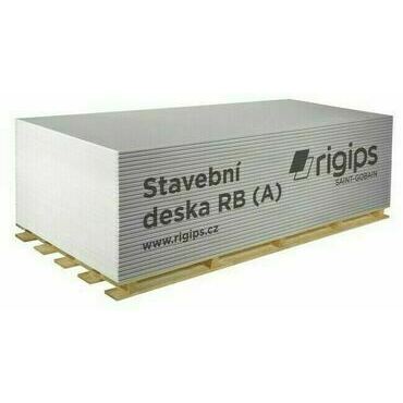 Doska sadrokartónová Rigips RB (A) 12,5×1 200×2 750 mm
