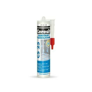 Silikón sanitárny Ceresit CS 25, 280 ml toffi
