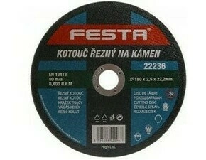 Kotúč rezný Festa 180×2,5×22,2