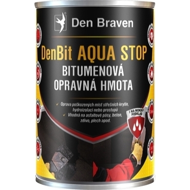 Tmel strešný bitúmenový Den Braven DenBit Aqua Stop 1 kg