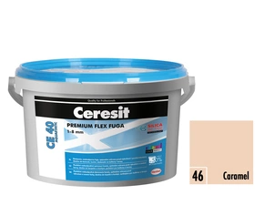 Hmota škárovacia Ceresit CE 40 Aquastatic 2 kg caramel
