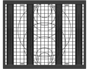 Mriežka bočná Fränkische Rigofill ST-S