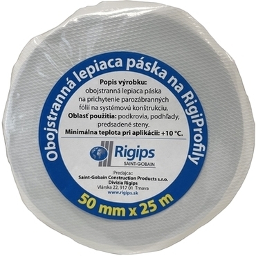 Páska lepiaca obojstranná Rigips 38 mm/25 m