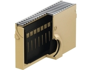 Vtok s pozinkovaným roštom ACO Euroline 0,5 m