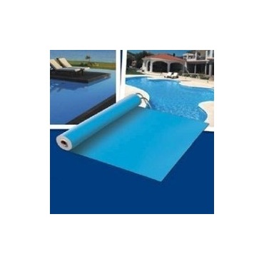 Bazénová PVC-P fólia ALKORPLAN 2000 modrá adria, hr.1,5 mm, 1,65x25m (41,25 m2 v rolke)
