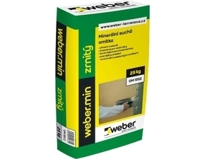 Omietka roztieraná minerálna webermin 1 mm 25 kg