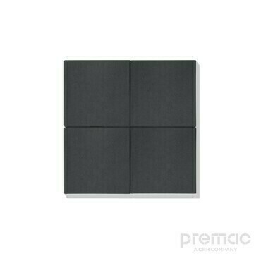 Platňa terasová Premac Ester 400 mm grafitová