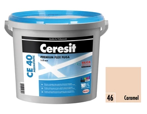 Hmota škárovacia Ceresit CE 40 Aquastatic 5 kg caramel