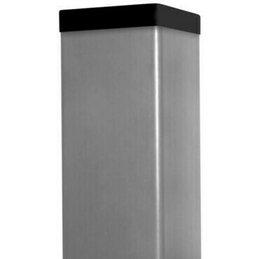 Stĺpik poplastovaný DŘEVOplus 60×60 mm/1 m šedý