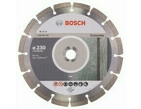 Diamantový rezací kotúč na betón Bosch DIA Standard for Concrete, priemer 230 mm (1ks/obj)