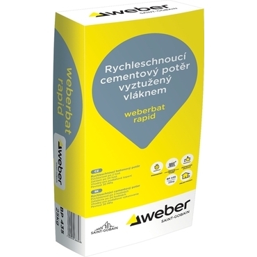 Poter betónový weberbat rapid 25 kg