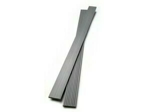 Lišta ukončovacia plochá DŘEVOplus PROFI 10×62 mm grey