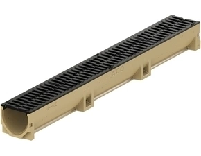 Žľab s liatinovým roštom ACO Euroline 1 m