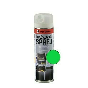 Sprej značkovací Den Braven 500 ml zelený