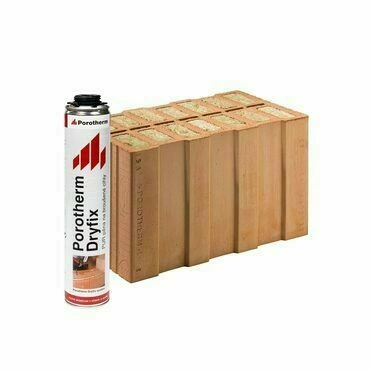 Tehla brúsená Porotherm 44 TB Profi P10 Dryfix polovičná