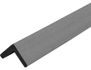 Lišta ukončovacia tvar L DŘEVOplus PROFI 40×40 mm grey