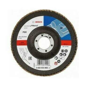 Kotúč obrusovací Bosch Metal 80 10 ks