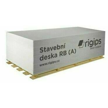 Doska sadrokartónová Rigips RB (A) 12,5×1 200×2 600 mm