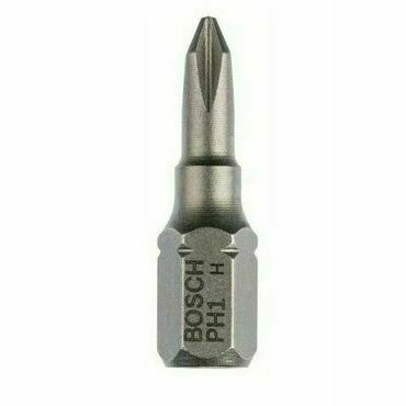 Bit Bosch Extra Hard PH1 25 mm 25 ks