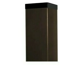 Stĺpik poplastovaný DŘEVOplus 60×60 mm/1 m hnedý