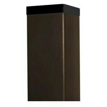 Stĺpik poplastovaný DŘEVOplus 60×60 mm/1 m hnedý