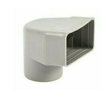 Redukcia rohového vtoku Italprofili 65x100 na priemer 80mm