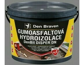 Hydroizolácia gumoasfaltová Den Braven DenBit Disper DN 10 kg