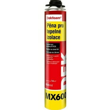 Pena pre tepelné izolácie MX600 DEKFOAM 800 ml