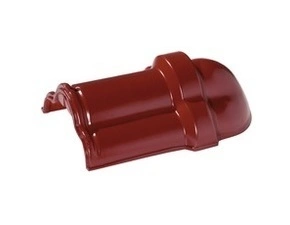 Röben ukončovací nárožný hrebenáč s kvapkou glazúra Trentino (model Monza Plus, Piemont)