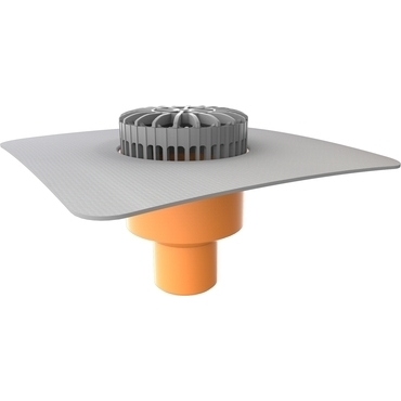 Vtok terasový zvislý TOPWET TWT 75 PVC S