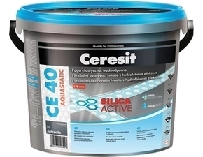 Hmota škárovacia Ceresit CE 40 Aquastatic silver 5 kg