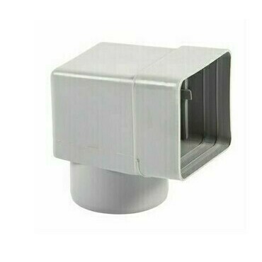 Redukcia rohového vtoku Italprofili 100x100 na priemer 100mm