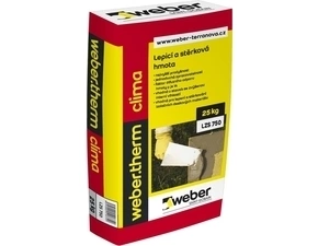 Hmota lepiaca a stierkovacia webertherm clima 25 kg