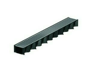 Žľab s pozinkovaným roštom ACO Hexaline