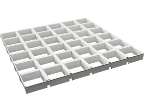 Kazeta podhľadová Prosista Open Cell Cellio Board 600×600 mm