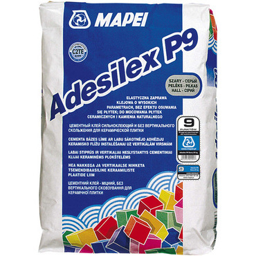 Práškové cementové lepidlo MAPEI Adesilex P9 C2TE sivé, 25 kg