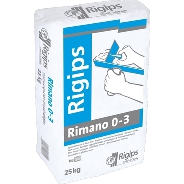Stierka sadrová Rigips Rimano 0–3 25 kg